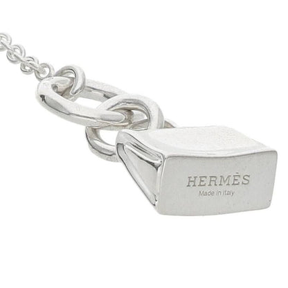 Hermes Amulet Kelly Silver Necklace Men's 43cm (16.93in)