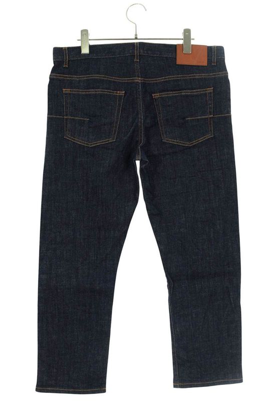 Dior 193ds10g214x Patched Logo Embroidered Slim Regular Denim Pants Men's 32