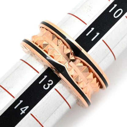 Bvlgari Bvlgari Ring B-Zero1 Lock B-Zero1 2 Band Ring 18k Pink Gold Ceramic