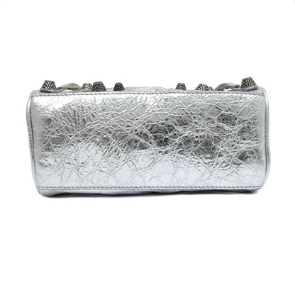 Balenciaga Luca Gol Nano 792599 Metallic Silver - 2WAY Handbag Shoulder