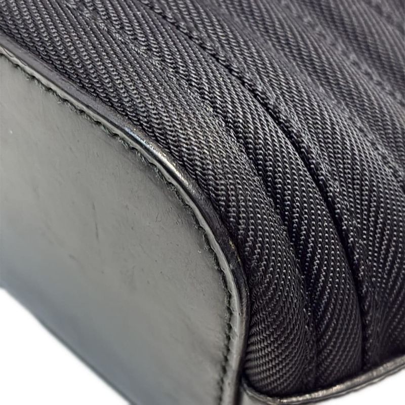 Gucci Handbag Bamboo 0001998 Black Leather