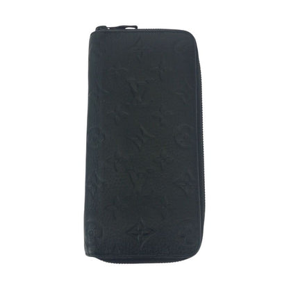 Louis Vuitton Monogram Empreinte Zippy Wallet Vertical Black Leather M69047