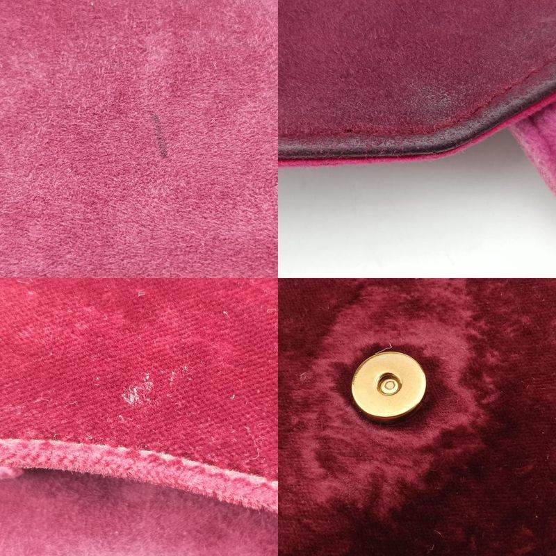 Prada Cahier Lion Head Red And Pink Velour 1bd089110