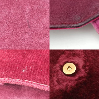 Prada Cahier Lion Head Red And Pink Velour 1bd089110