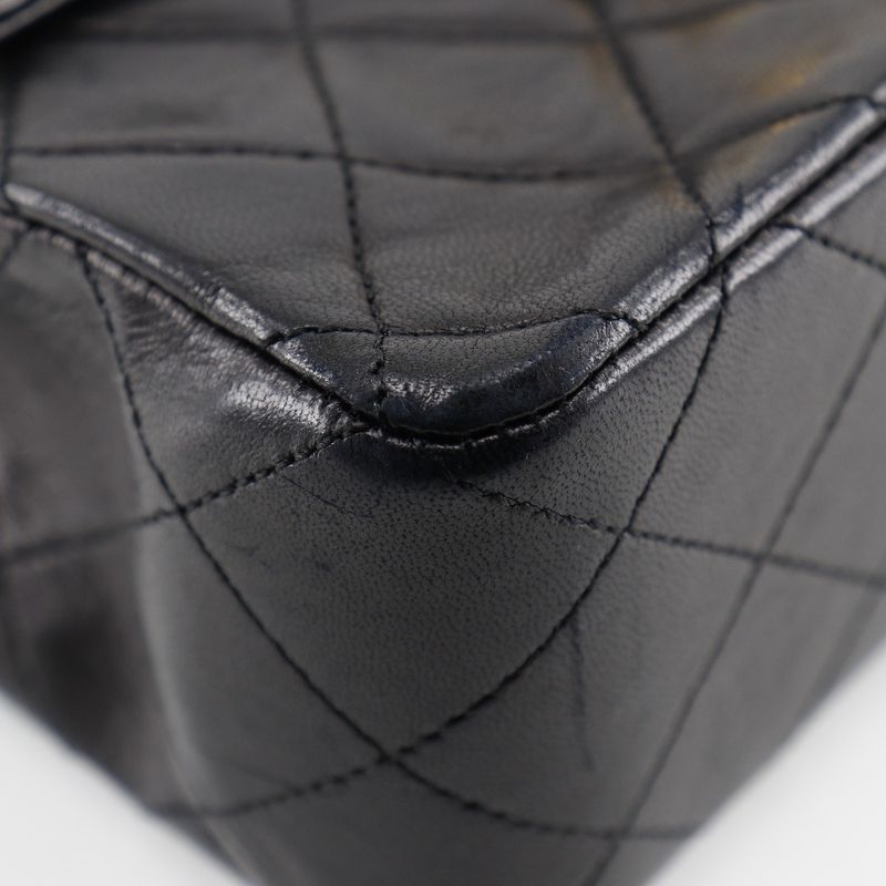 Chanel Mini Chain Shoulder Matelasse Lambskin Black Ladies Shoulder Bag