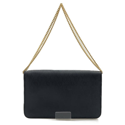 Christian Dior Christian Dior Honeycomb Pattern Chain Shoulder Bag Black