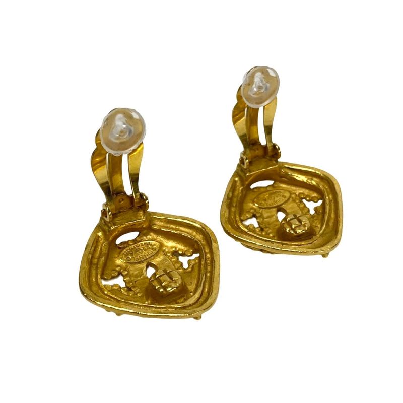 Chanel Chanel Vintage 96 Coco Mark Motif Earrings Ear Cuff Accessori