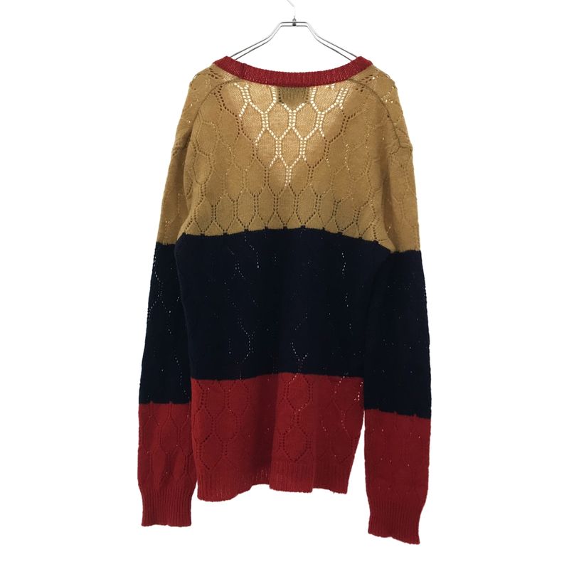 Gucci 16aw Multicolor Wool Knit Cardigan 439229 X1342 Mix L