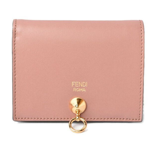 Fendi Wallet Fendi Foldable Wallet BY THE WAY Calf Leather ROSE 8m0387