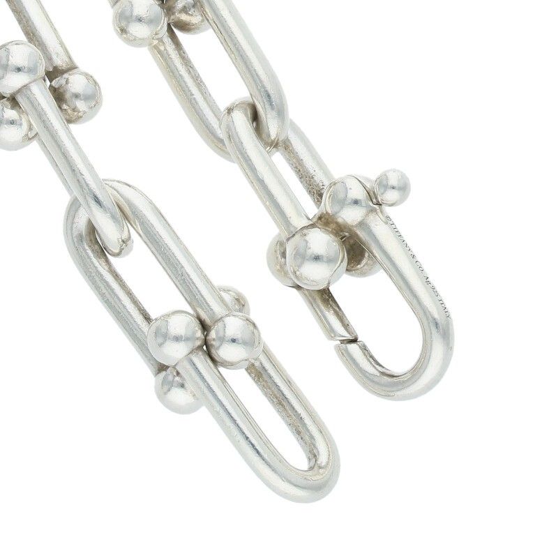 Tiffany & Co Hardwear Hardware Medium Link Silver Bracelet Men's