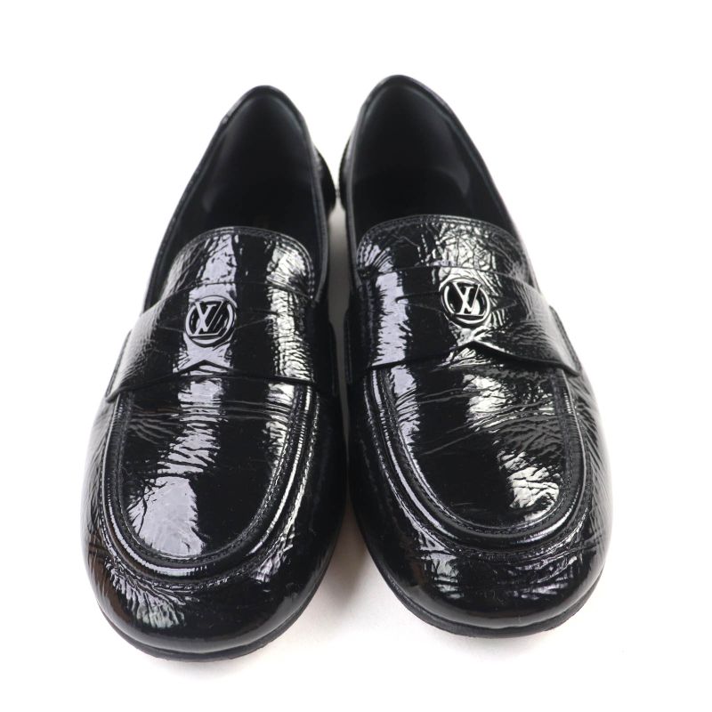 Louis Vuitton 24SS 1acyyl Soho Line Lvhardware Attached Leather Loafers Black