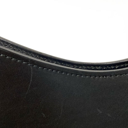 Gucci Shoulder Bag GG Pattern 106250 Black Leather