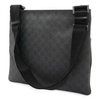 Gucci GG Plus GG Supreme Shoulder Bag Crossbody Shoulder PVC Leather Black
