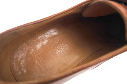 Hermes Shoes Business Shoes Business Men Leather Genuine Leather Brown U-Tip