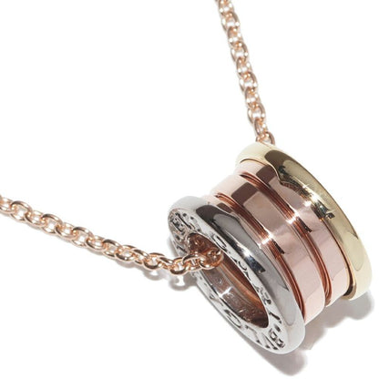 Bulgari Pendant Necklace 18K Yellow Gold 18K White Gold 18K Pink Gold Bzero1