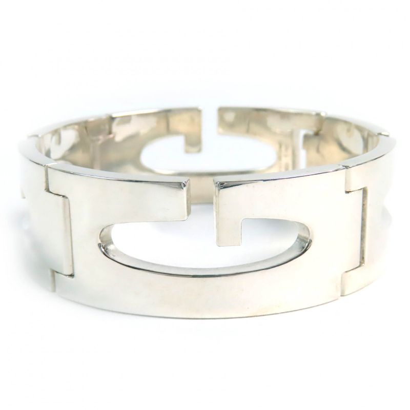 Gucci 90s-00s Tom Ford Period Old Gucci G Logo Bangle Bracelet Accessory Sv925