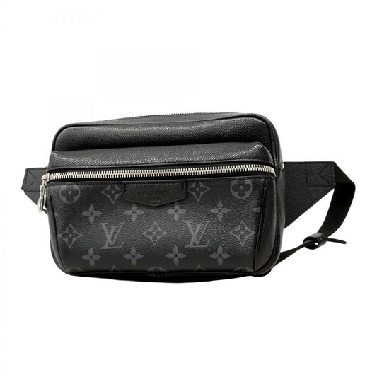 Louis Vuitton Waist Bag Taiga Llama Bum Bag Outdoor M30245 Black Men's