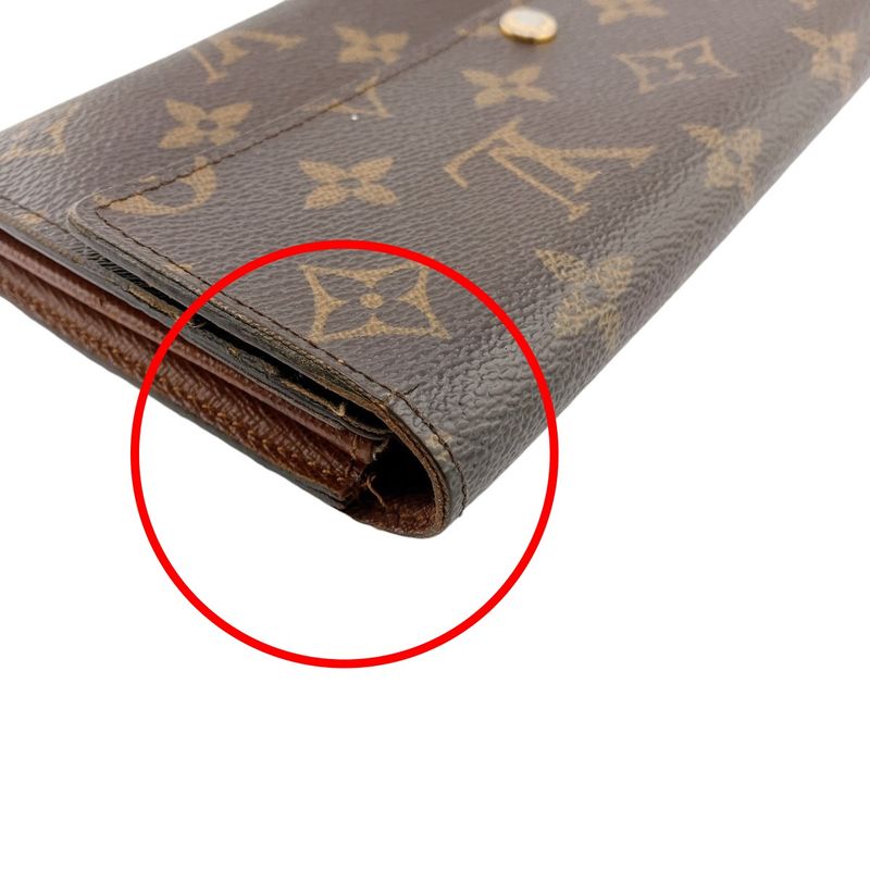 Louis Vuitton M61734 Monogram Long Wallet With Zipper Portefeuille-sarah Long