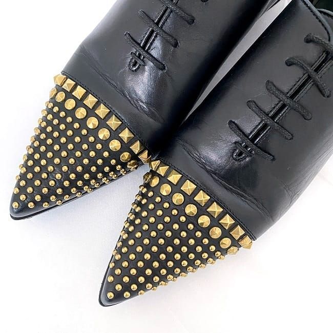 Gucci Shoes Black Ec20040 Excellent Condition 22.5cm (8.86in) Ladies