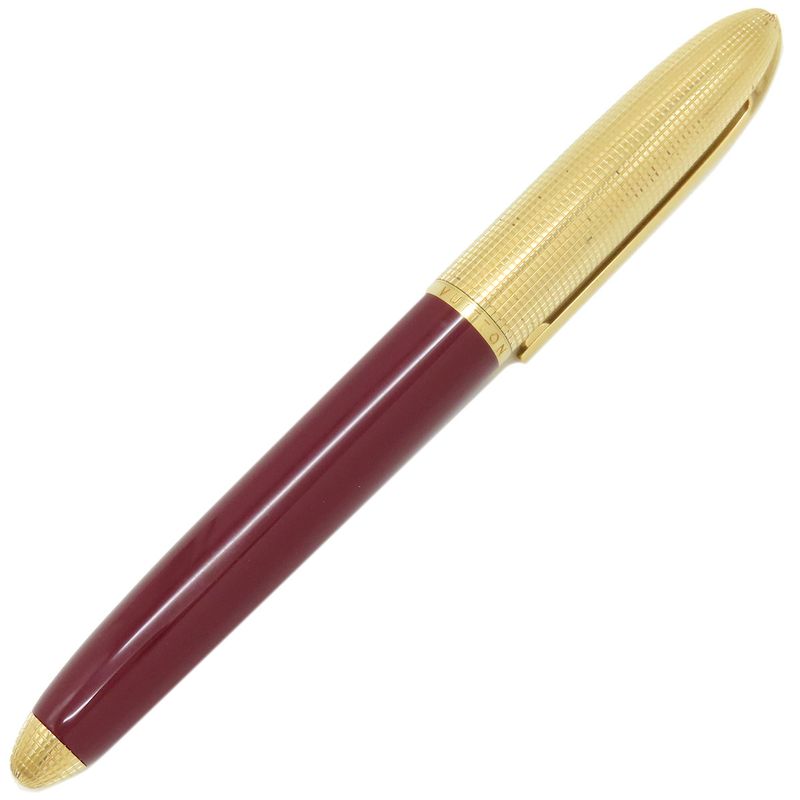 Louis Vuitton Ballpoint Pen Dog Lacquer GP Lacquer Bordeaux X Gold Black Ink