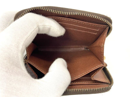 Louis Vuitton Monogram Zippy Coin Purse Zippy Wallet Round Zip Compact Wallet