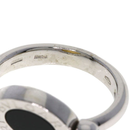 Bvlgari Flip Onyx Ring / Ring 18K White Gold 18K Yellow Gold Ladies