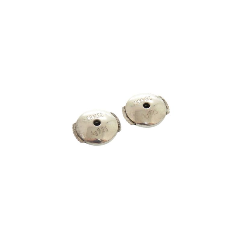 Hermes Hera Cles Silver 925 Silver Earrings 2189 Hermes