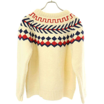 Celine 21aw Oversize D Shetland Crewneck Sweater 2a38q107o Ivory XS