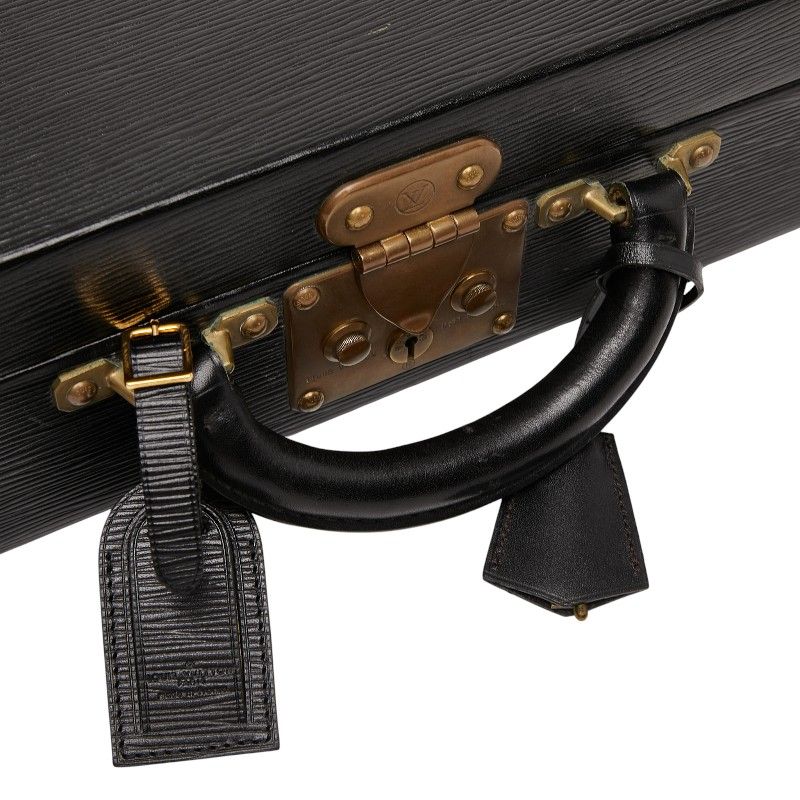 Louis Vuitton Epi President Briefcase Business Bag M54212 Black Leather Men's