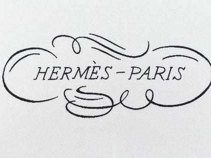 Authentic Hermes Scarf Carré 90 Reprise Riding Landscape Scarf Shawl Bandana