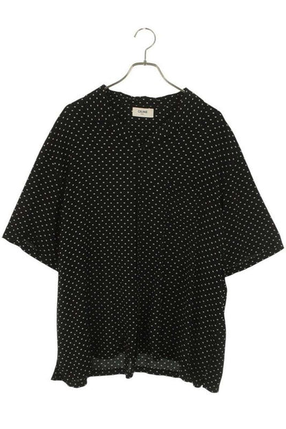 Celine 24SS 2c946313v Micro Triomphe Hawaiian Loose Silk Short Sleeve Shirt