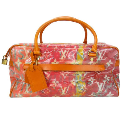 Louis Vuitton Handbag Weekender PM M95734 Monogram Pulp Rose Orange Multicolor