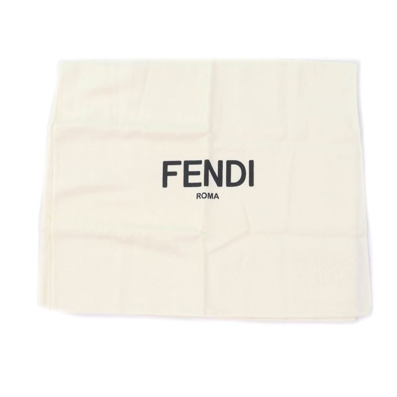 Fendi 2023 Fzxb23 Logo Design Asymmetrical Draped Knit Blue 36 Storage With Bag