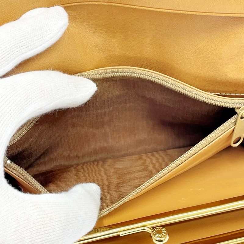 Celine PVC Macadam Long Wallet Brown 372922 Long