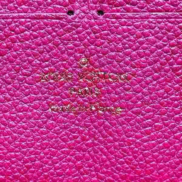 Louis Vuitton Monogram Empreinte Zippy Wallet Portefeuille Su Cles Cotton