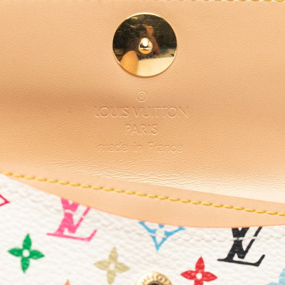 Louis Vuitton Monogram Multicolor Portmonnaie Cosy M60006 Bronze White PVC