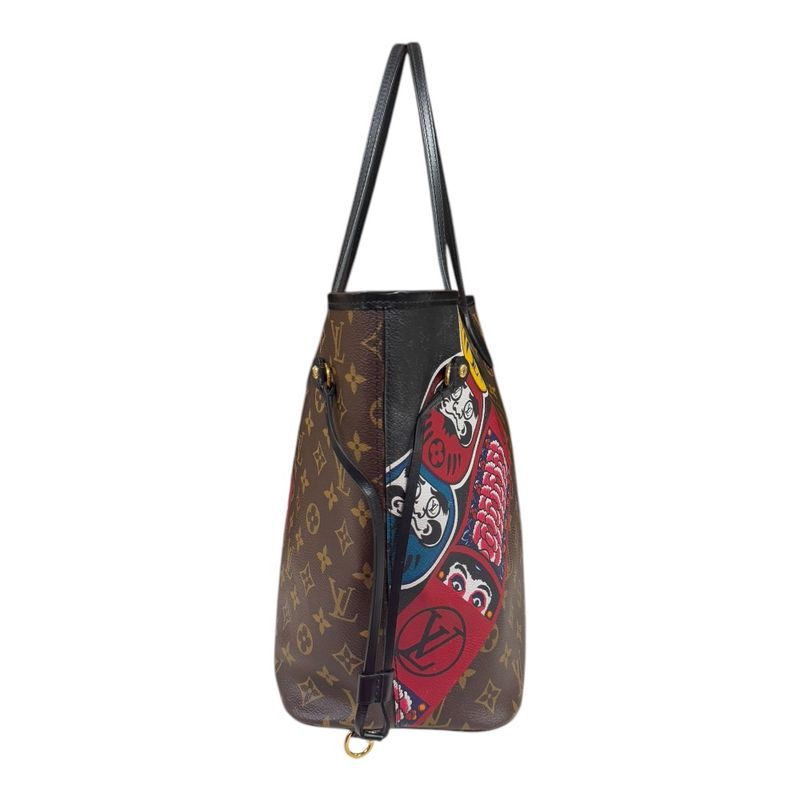 Louis Vuitton Yamamoto Kansai Collaboration Neverfull MM Monogram Tote Bag