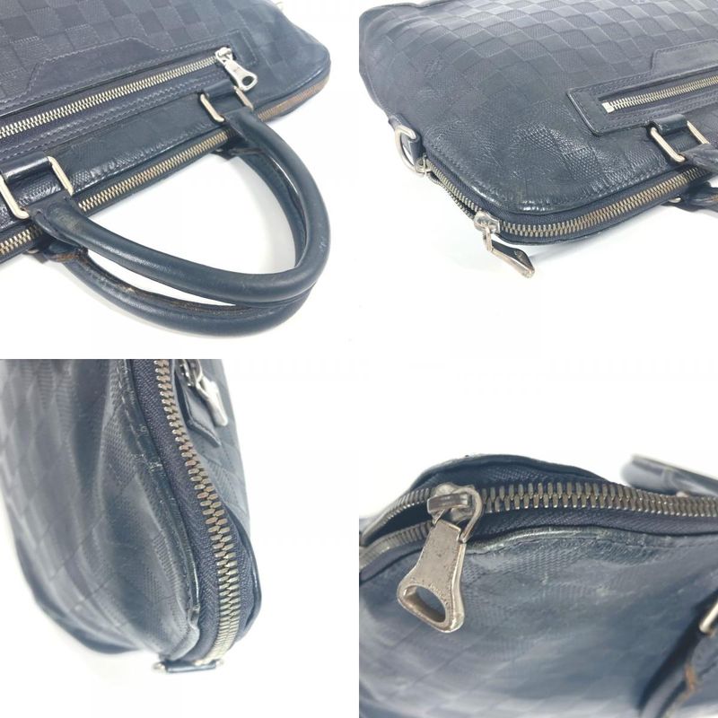 Louis Vuitton Business Bag Avenue Briefcase N41019 Damier Infini Leather Noir