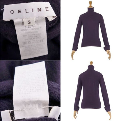 Celine Knit Sweater High Neck Cashmere Top