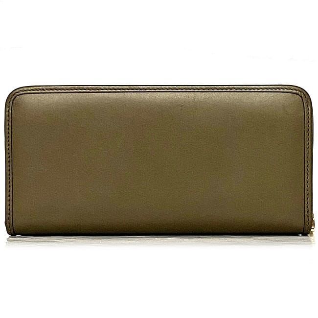 Loewe Round Zipper Long Wallet Brown