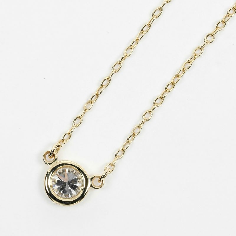 Tiffany & Co By-the-yard 0.22ct Vs2/g/3ex 18K Yellow Gold And Diamonds Ladies