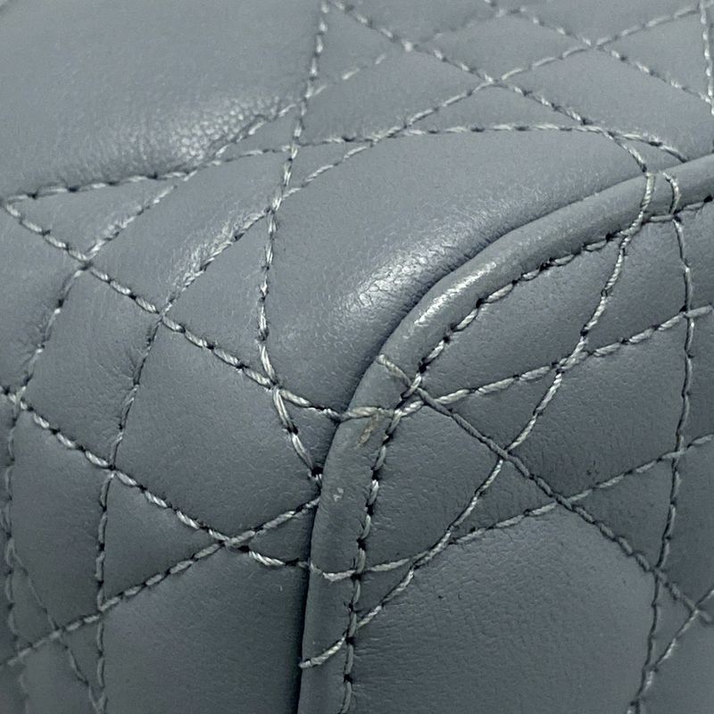 Dior/christian Dior Vanity Bag Lady Dior Micro Vanity S0935onmj Blue-grey