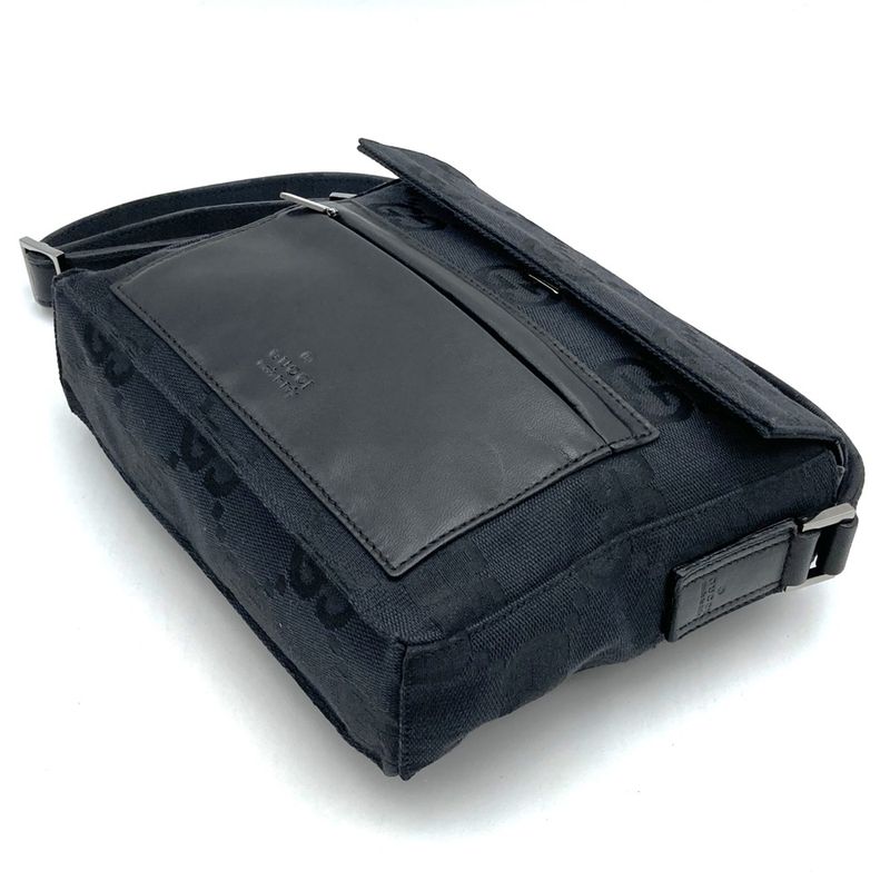 Gucci 001 3307 Shoulder Bag Mini Bag Handbag Jumbo GG Canvas