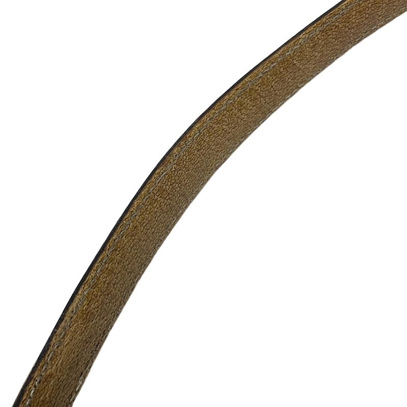 Gucci Handbag GG Pattern 124357 Beige And Light Brown Leather