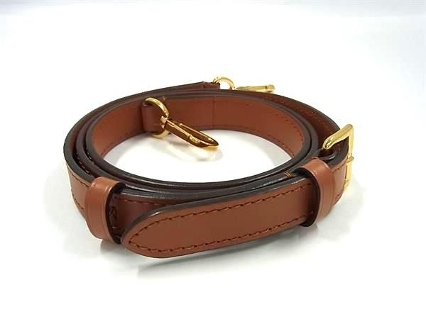 Louis Vuitton Leather Bag Shoulder Strap Crossbody Shoulder Women's Brown