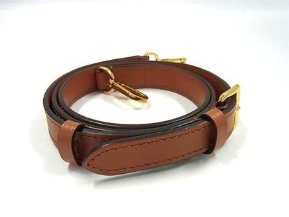 Louis Vuitton Leather Bag Shoulder Strap Crossbody Shoulder Women's Brown