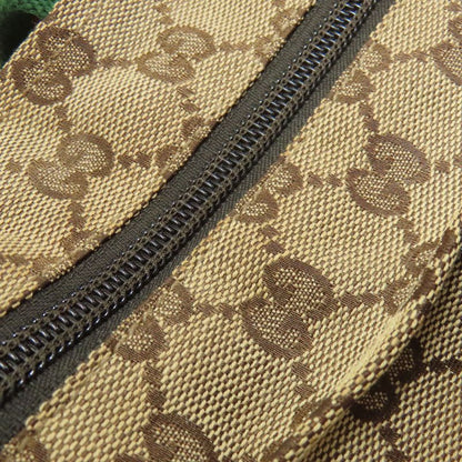 Gucci 131230 GG Sherry Line Handbag Canvas Women