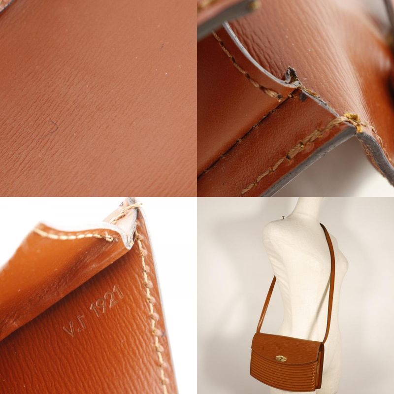 Louis Vuitton Prebour 2WAY Clutch M52563 Epi Leather Kenyan Brown Vi1921 Ladies