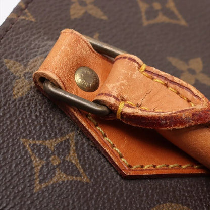 Louis Vuitton Monogram Sac Pura M51140 Leather Tote Bag Shoulder Hand A4 Brown