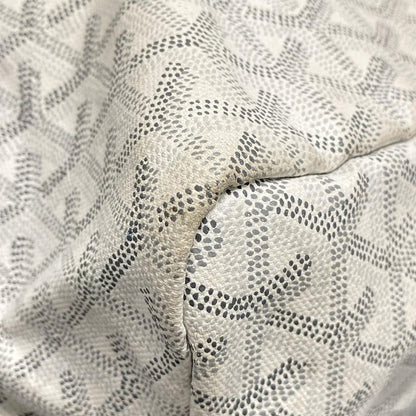 Goyard Tote Bag Saint Louis PM White Leather